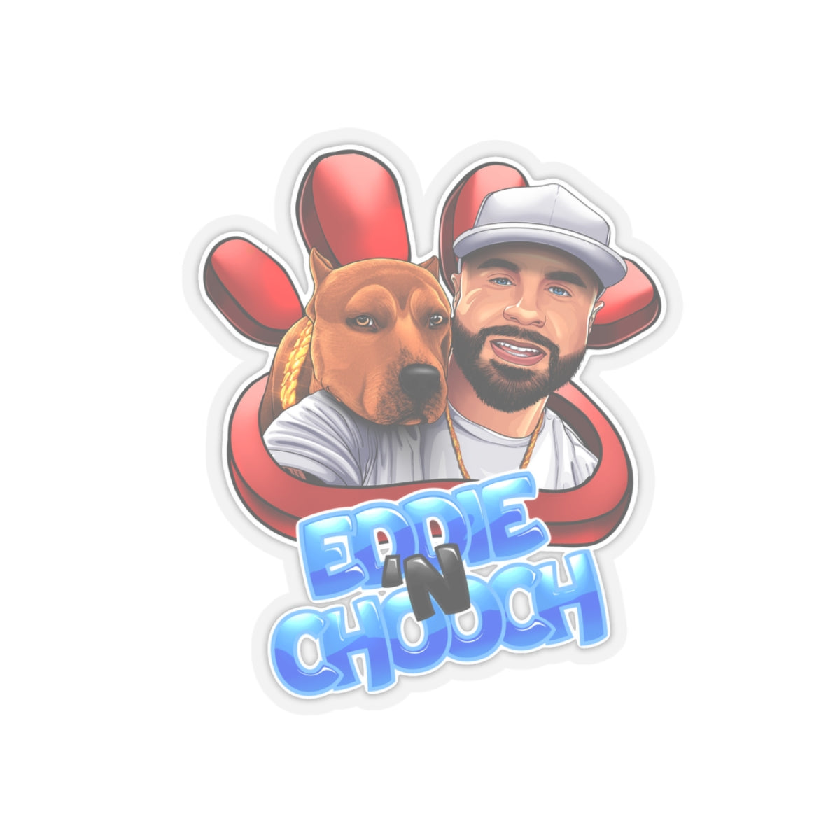 Eddie ‘N Chooch Sticker